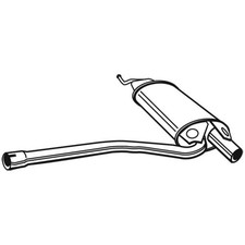 WALKER Mittelschalldämpfer Schalldämpfer für Audi A4 8D2 B5 8D5 21193