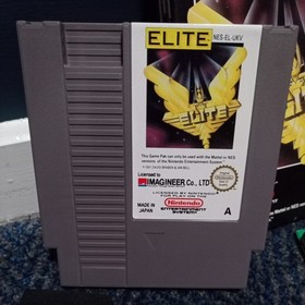 Elite Nintendo NES Rare W/Manual VGC 8 Bit Retro PAL 1991 complete with receipt 