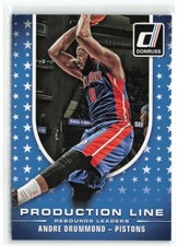 Andre Drummond 2014-15 Donruss Production Line Rebounds Detroit Pistons #2