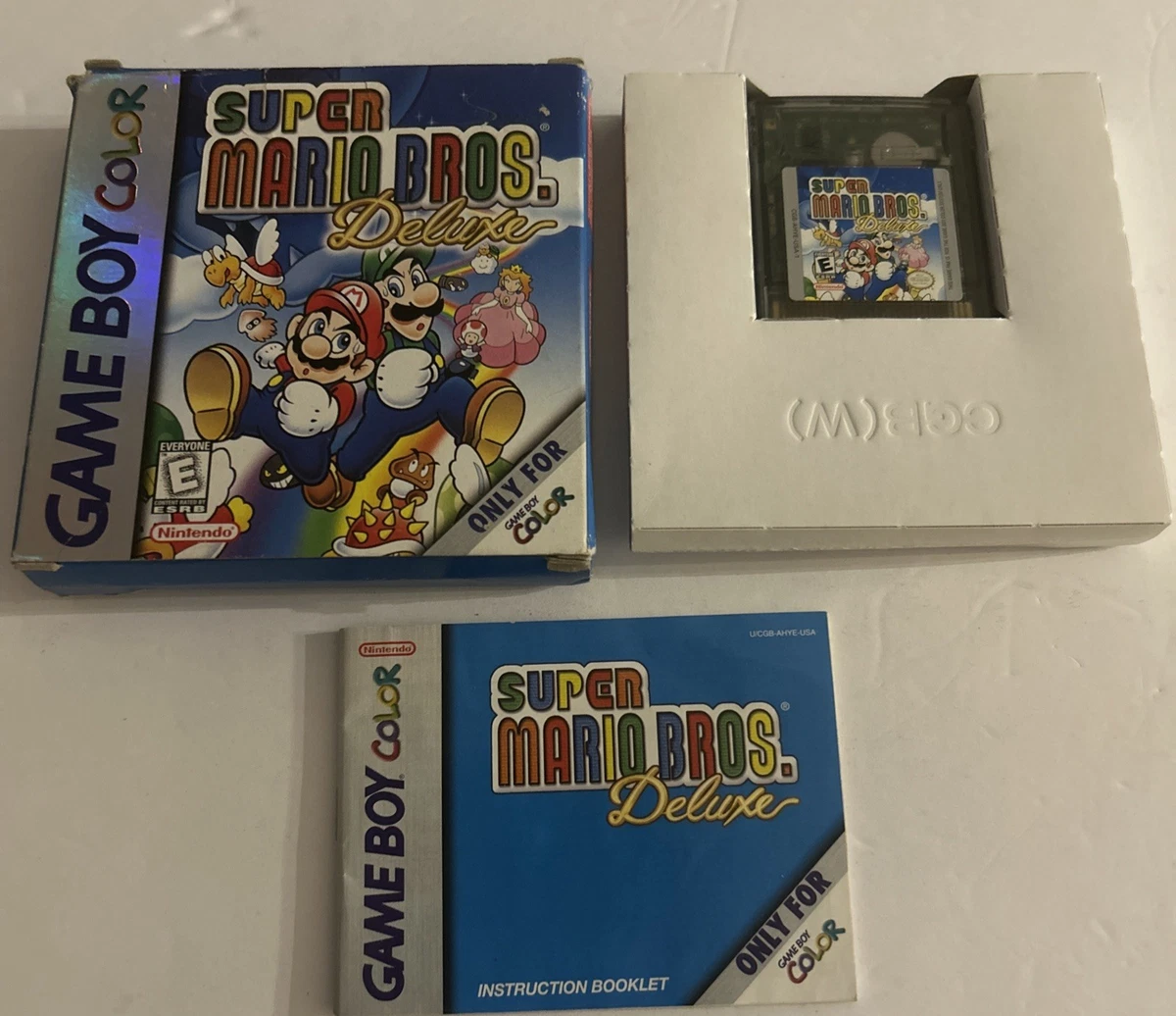 Nintendo Game Boy Color Super Mario Bros. Deluxe Video Games for