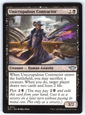 Unscrupulous Contractor U Outlaws of Thunder Junction # 112 NM Normal