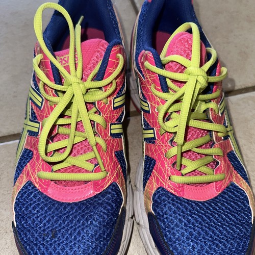 ASICS GEL-Excite 2 Running Athletic Shoes Womens Size 9.5M T473N Pink Green Blue - Picture 9 of 11