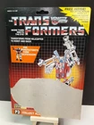 RARE VINTAGE 1986 HASBRO TRANSFORMERS G1 BLADES DEFENSOR FULL CARD BACK !!!!