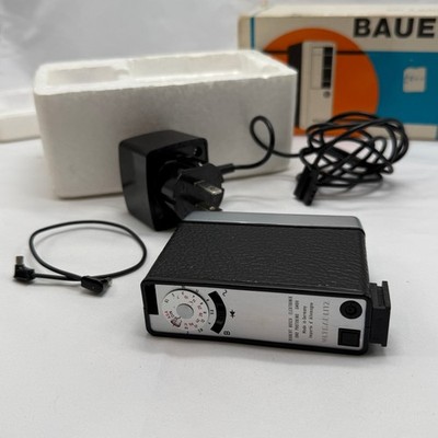 Vintage Bauer E 160 Ultrablitz Electronic Flash Robert Bosch Germany Boxed Set