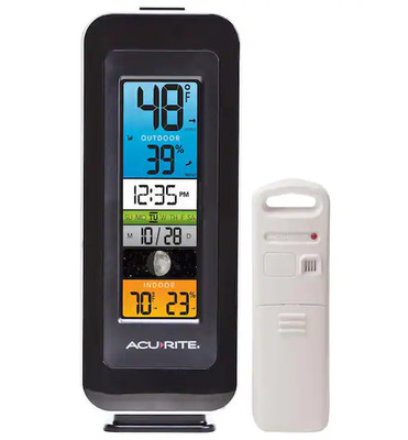 AcuRite 00384HD Digital Color Display Wireless Indoor/Outdoor Thermometer