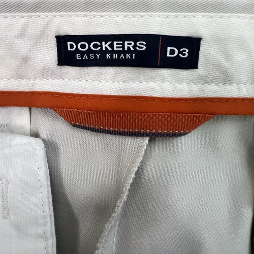 Dockers Herren Freizeithose Gr. W34/L34 Paket/2 Khaki Plissee & Blau Nadelstreifen Flach - Bild 12 von 16
