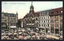 Postcard Essen, Kopstadtplatz with Colosseum 1915