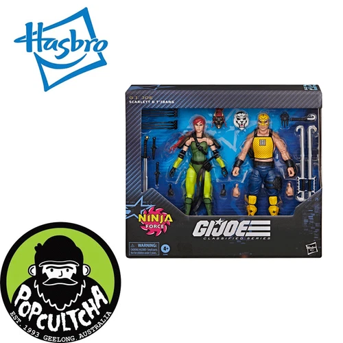 G.I. Joe - Ninja Force Scarlett & T'Jbang Classified Series 6" Scale Figure