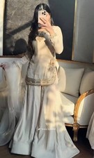 Salwar Kameez Pakistani Indian Wedding Party Wear Dress Bollywood Sharara Suit