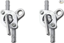 2 Pcs Inline Fuel Tank Tap Valve Petcock On-Off Switch for Mini bike Dirt bike P