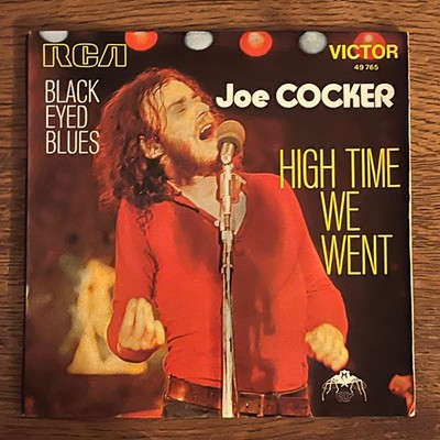 Joe Cocker    Black-Eyed Blues / High Time We Went - Vinyl 7   45T - 1971 - sehr guter Zustand+