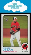Marcos Diplan 2022 Topps Heritage #617 RC Rookie Baltimore Orioles Baseball Card