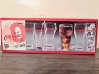 Vintage Coca-Cola Bell-Shaped Drinking Glasses New Original Box Indiana Glass