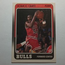 1988-89 Fleer Basketball - Horace Grant Rookie Card #16 Chicago Bulls. rookie card picture