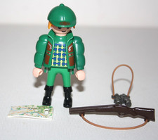 PLAYMOBIL 4206 4971 7494 MANN FÖRSTER KARTE GEWEHR FERNGLAS BOHRER