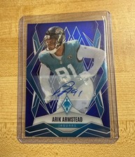 ARIK ARMSTEAD 2025 Phoenix BLUE PRIZM /49 Autograph Jaguars #46 SP SSP AUTO