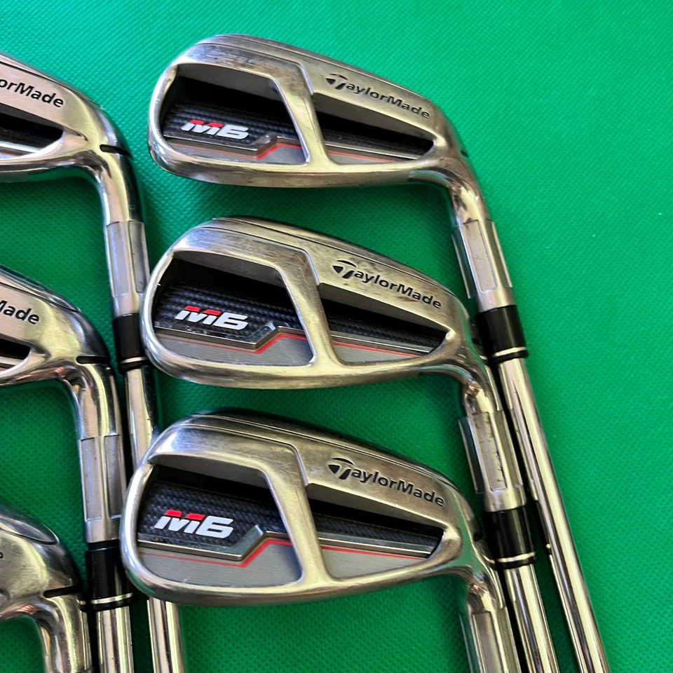 TaylorMade M6 Iron Set 6pcs 5-Pw Flex S Stiff REAX 85 JP Golf Clubs - Image 4 of 4