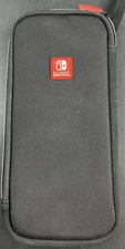 Nintendo DS Switch N Carry Carrying Case Travel Bag black and red. Case Only