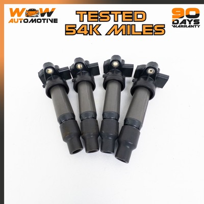 04-05 CADILLAC XLR 4.6L V8 FRONT LEFT RIGHT IGNITION COIL SET 4 PCS OEM