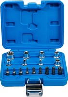 BGS BIT- Und STECKSCHLÜSSEL-SATZ, E-PROFIL / T-PROFIL (FÜR Torx), 17-TLG.