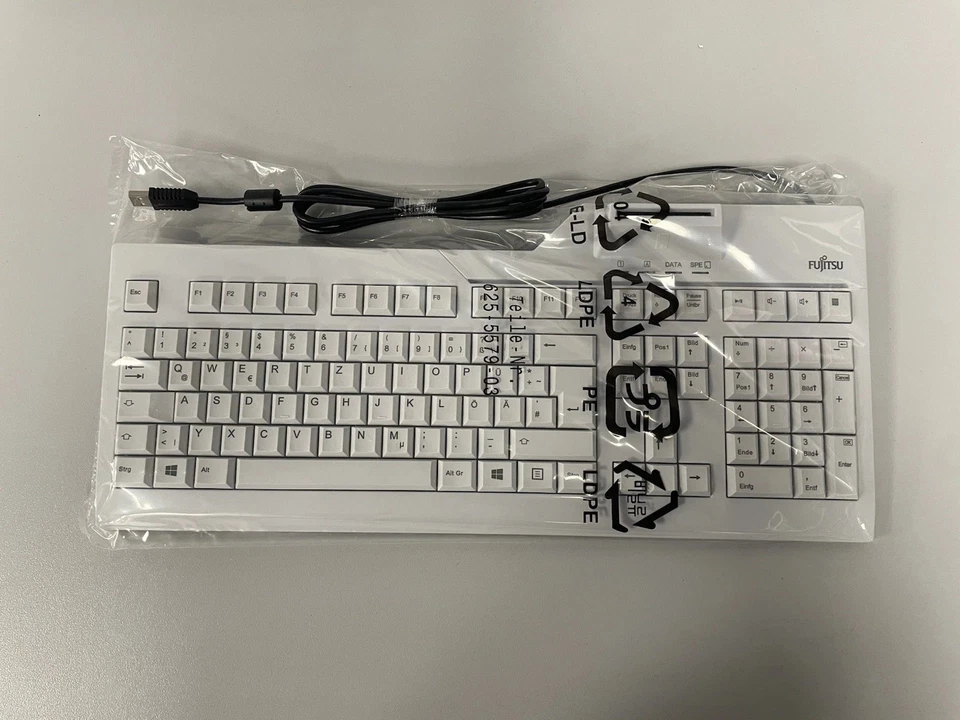 Fujitsu USB Tastatur SmartCard Reader Kartenleser KB SCR D S26381-K528-L120 Neu - Bild 3 von 3