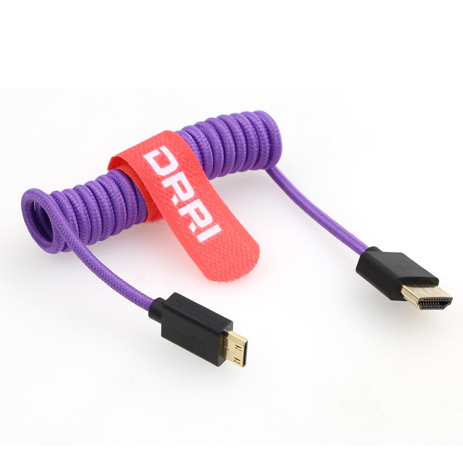 High-Speed 8K60Hz 4K120Hz Mini HDMI to Full HDMI 2.1 Braided Cable for Sony F...