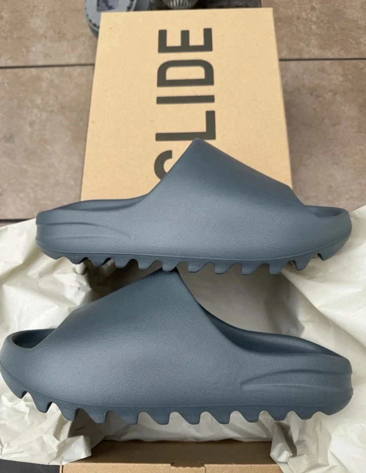 Adidas Yeezy Slide Slate Para Hombre Talla 4-13 100% Auténtico *ENVÍO RÁPIDO* *SIN CAJA* Foto 2 de 4