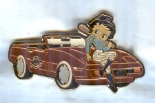 Lions Club Pins - Betty Boop Purple Corvette Baseball New York Mets