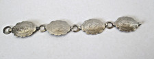 Lot of 4 Etched Silver Tone Cowboy Conchas Vintage AZJ