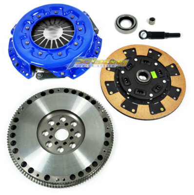 FX SEG KAVLAR CLUTCH SET + CHROMOLY FLYWHEEL for 1990-96 NISSAN 300ZX N/T VG30DE