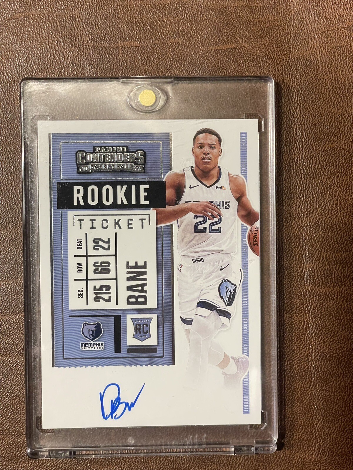 2020-21 Contenders Desmond Bane #116 Rookie Ticket Variation Auto Grizzlies RC