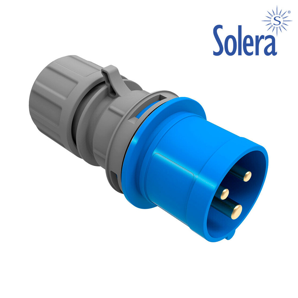 E3/46001 CLAVIJA CETAC 2 P+T AZUL 16A RETRACTILADO (RETRACTILADO) SOLERA