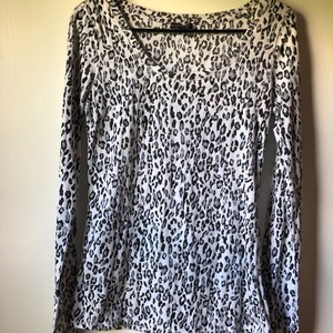 express leopard print blouse