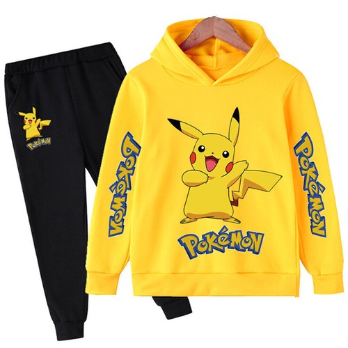 Niños Niños Anime Traje Deportivo Sudadera con Capucha Sudadera Pantalones Conjunto - Imagen 6 de 10