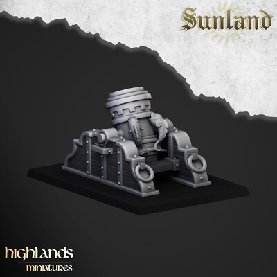 1x Sunland Imperium Artillerie Kanone Hellfire Raketen Highland für AOS Sigmar