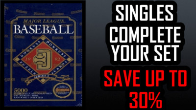 1992 Donruss Series 1 - Singles - #1-#250 - You Pick - Multi-Card Discounts!
