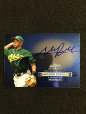 2012 Bowman Sterling: Addison Russell Rookie Auto On Card #BSAP-AR 