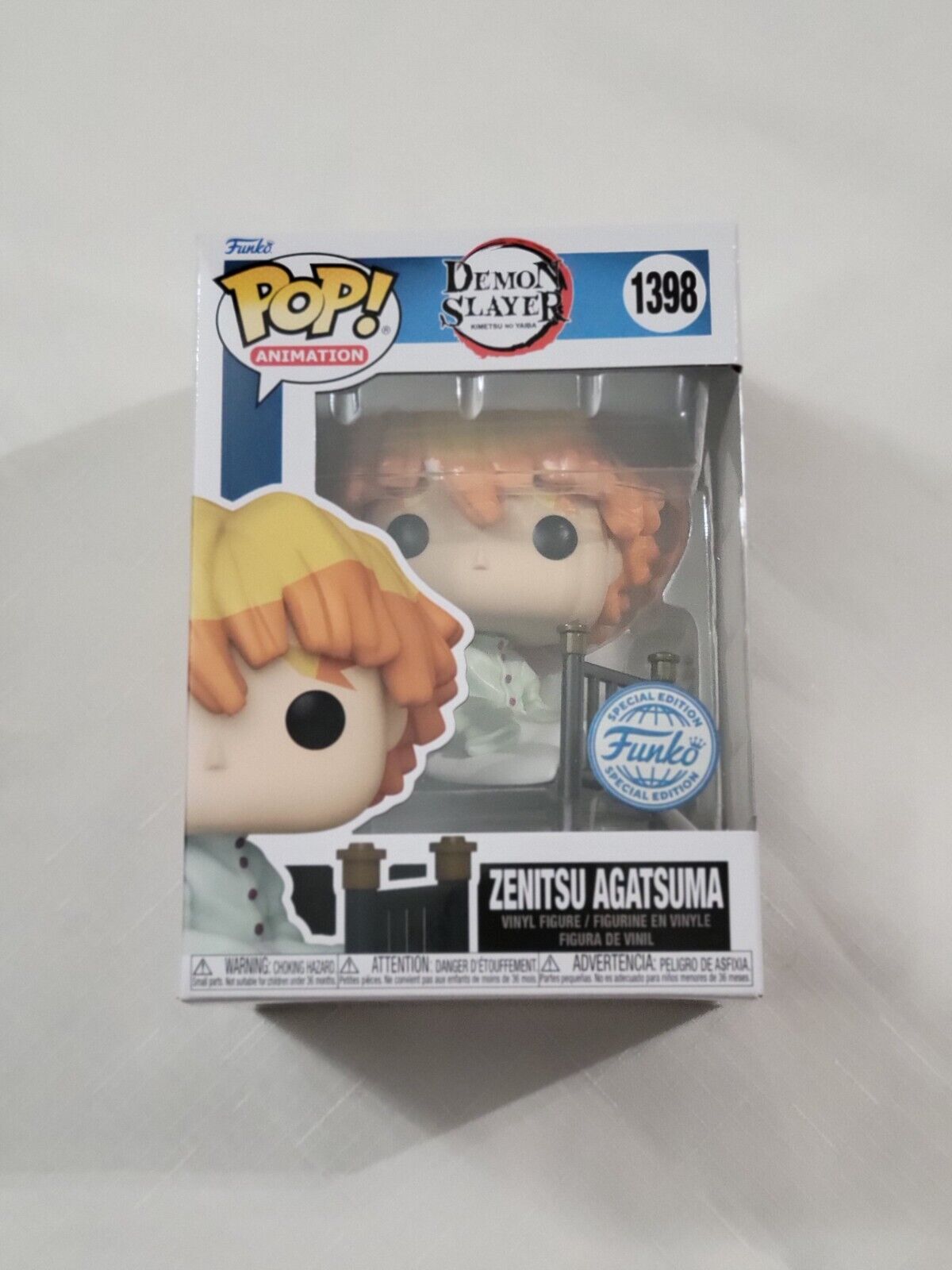 Funko Pop! Animation Demon Slayer Zenitsu Agatsuma 1398 Exclusivo - Moça do  Pop - Funko Pop é aqui!