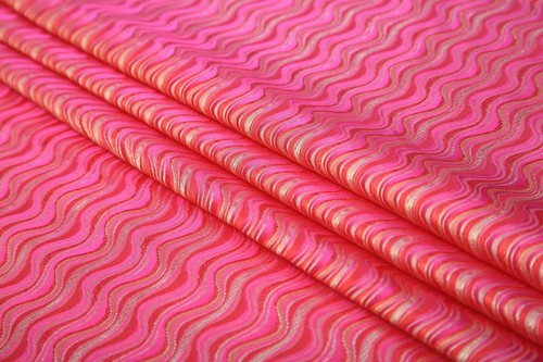 Stripe Brocade Fabric Damask Jacquard Wave Dress Upholstery Cushion 100cm*90cm - Picture 13 of 17