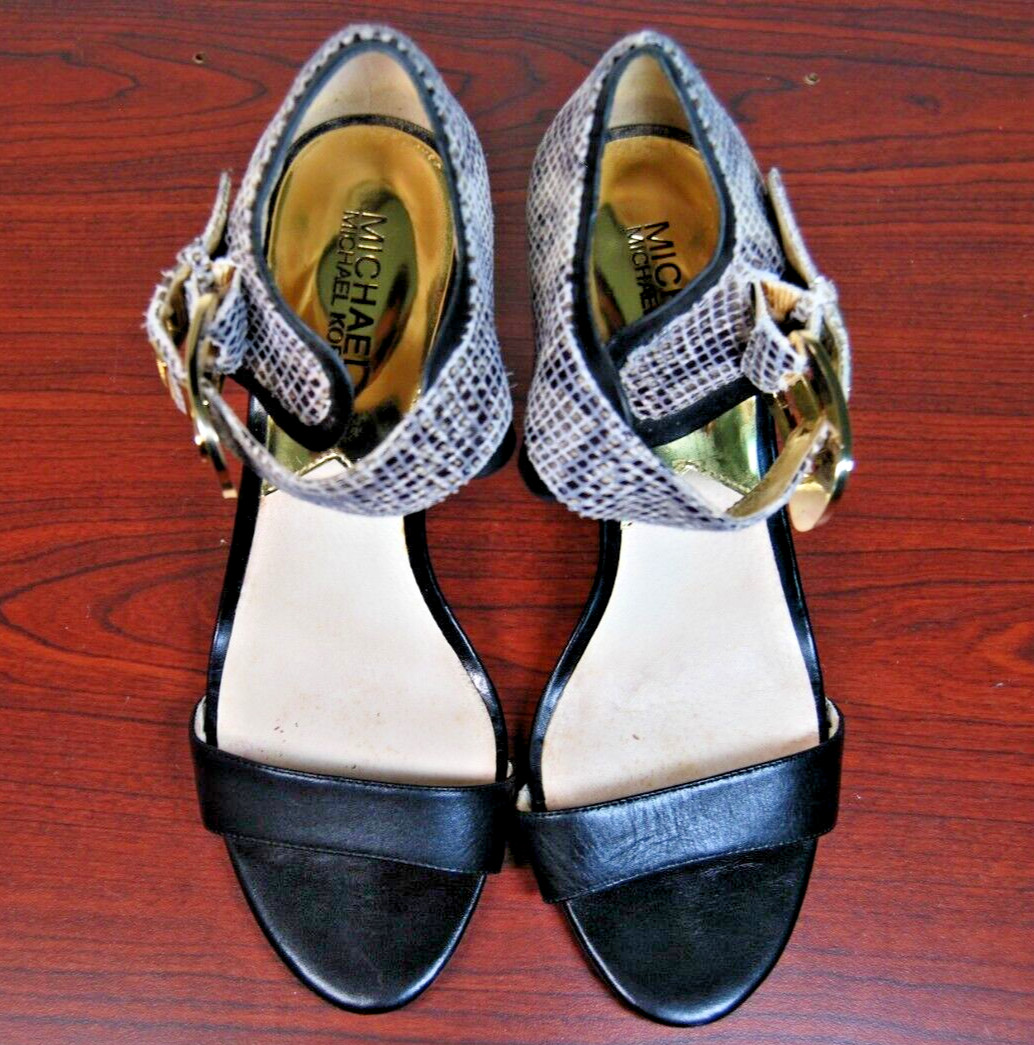 Michael Kors Quarter Strap Marigold Python Emboss… - image 6