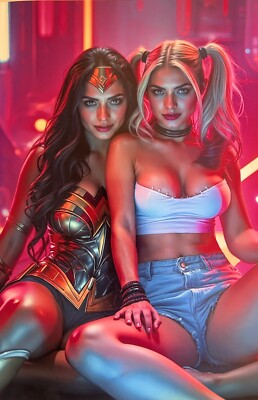 Harley & Dianna Double Sided - Ltd 100 w/ CoA! Deviant Nation Art Book