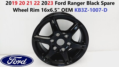 #ad 2019 20 21 22 2023 Ford Ranger Black Spare Wheel Rim 16x6.5quot; OEM KB3Z 1007 D $200.00