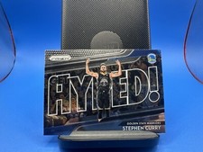 2018-19 Panini Prizm #2 Stephen Curry Get Hyped! Golden State Warriors