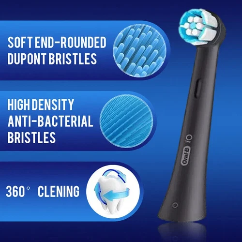2/4/8x Oral-B Original iO Ultimate Clean Weiss Zahn Aufsteck Ersatz Bürstenköpfe - Bild 7 von 22