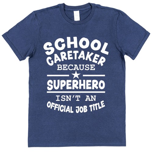 T-shirt Marrant "THE CARETAKER" - Fruit Of The Loom - Neuf Sans étiquettes