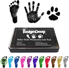 Ink Pad for Baby Footprint, Handprint, Create Impressive Keepsake Sta