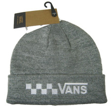 Vans Youth Beanie Grey/White One Size NWT 20