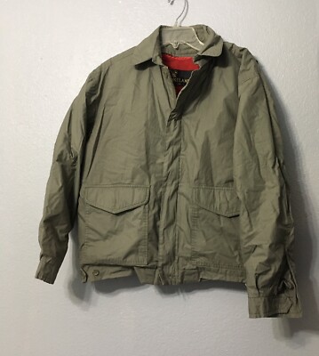 Vintage Lakeland Lined Harrington Golf Bomber Clicker Jacket Mens 40 70s