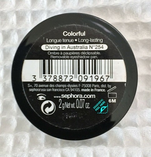 Sephora Colorful SHIMMER EYESHADOW 0.07 oz / 2.0 g • SOLD OUT • Various Colors - Picture 45 of 56