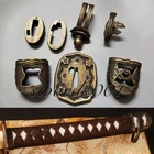 Alloy Sakura Fittings + Handle For Japanese Officer's Katana Sword Gunto